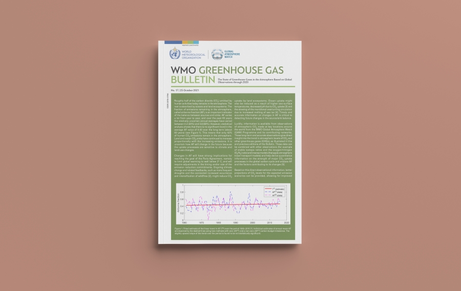 WMO GREENHOUSE GAS BULLETIN nr. 17(2021)