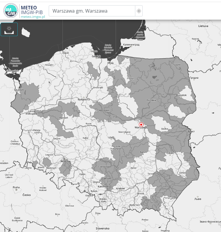 Ostrzeżenia hydrologiczne na dzień 05.09.2024 r.