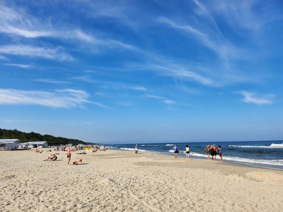 Słoneczna pogoda nad Morzem Bałtyckim, 07.09.2023 r. Fot. zasoby IMGW-PIB