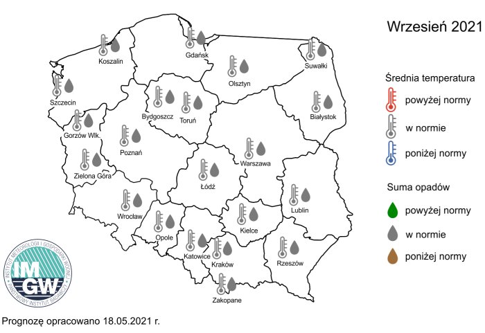 wrzesień mapa