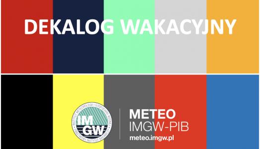 DEKALOG WAKACYJNY IMGW-PIB