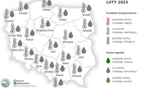 IMGW-PIB: Eksperymentalna prognoza długoterminowa temperatury i opadu na styczeń 2023 r. – kwiecień 2023 r.