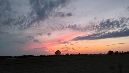 Zachód słońca na Mazowszu, 22.05.2024 r. Fot. Tomasz Szewczak