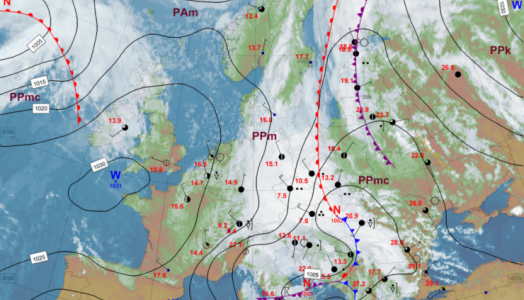 Komunikat IMGW-PIB o aktualnej i prognozowanej sytuacji synoptycznej i hydrologicznej