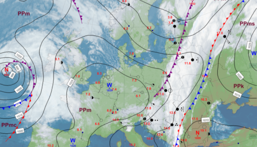 Komunikat IMGW-PIB o aktualnej i prognozowanej sytuacji synoptycznej i hydrologicznej