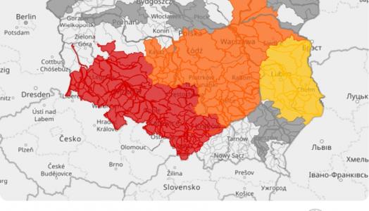 Komunikat IMGW-PIB o aktualnej i prognozowanej sytuacji synoptycznej i hydrologicznej