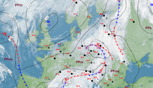 Prognozowana sytuacja meteorologiczna i hydrologiczna. Termin opracowania: 03.10.2024 godz. 14:00