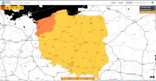 Prognoza zagrożeń meteorologicznych - meteo.imgw.pl