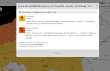 Prognoza zagrożeń meteorologicznych - meteo.imgw.pl