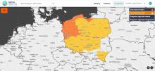 Aktualnie (21.10.2021 r. godz. 8:00) obowiązujące ostrzeżenia meteorologiczne 1 i 2 stopnia przed silnym wiatrem. Zawsze i na bieżąco sprawdzaj aktualne ostrzeżenia! | https://meteo.imgw.pl/