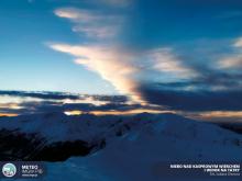 Niebo nad Ksprowym i widok na Tatry | Fot. Łukasz Chmura