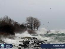 Sztorm na Bałtyku, fot. Info Meteo