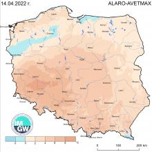  ALARO-AVETMAX  – ALARO – wartość średnia TMAX