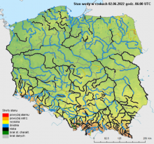 IMGW-PIB: Prognoza meteorologiczna i szczegółowa prognoza hydrologiczna na kolejne 7 dni (3-9 czerwca 2022 r.)