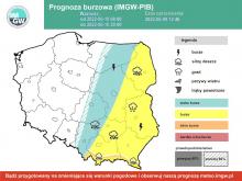 Prognoza burz na piątek 10 czerwca 2022 r. | https://www.facebook.com/burzaalertimgw