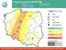 Męczący i niebezpieczny upał skończy się gwałtownymi burzami – piątek (1 lipca) przyniesie bardzo dynamiczną pogodę