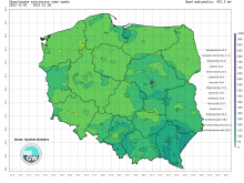 4 BIURO PRASOWE IMGW-PIB Susza hydrologiczna Sytuacja hydrologiczna pod kątem suszy w minionym tygodniu ulegała poprawie. Obecnie stacji z przepływem poniżej SNQ jest 14. To o 12 stacji mniej niż przed tygodniem. W nadchodzącym tygodniu liczba stacji z przepływami poniżej SNQ będzie powoli wzrastać. Suma skumulowanego opadu od początku grudnia 2022.