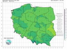 Suma skumulowanego opadu od początku lutego 2023 r.