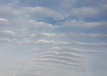 Altocumulus undulatus. Fot. Wioletta Bogaczyk | IMGW-PIB