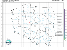 Suma skumulowanego opadu od początku marca 2023 r.