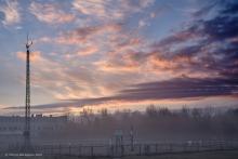 Świt na stacji hydrologiczno-meteorologicznej w Białymstoku. Fot. Maciej Maciejewski | IMGW-PIB