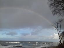 Tęcza w Kołobrzegu. Fot. Agata Michalska | IMGW-PIB