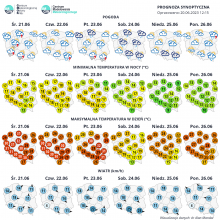 Prognoza na kolejne dni 21-26.06.2023 r. | https://meteo.imgw.pl/ 