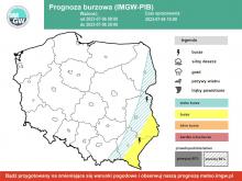 Prognoza burz na czwartek 06.07.2023 r. | http://meteo.imgw.pl/