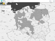 Ostrzeżenia przed suszą hydrologiczną (kolor szary) 10.08.2023 r.